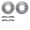 6202-99363 Brake Rotors w/Heavy-Duty Brake Pads Kit, 1995-1999 Ford/Lincoln/Mercury/Mazda, Position: Front - image 1