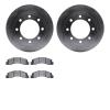 6202-99408 Brake Rotors w/Heavy-Duty Brake Pads Kit, 1999-1999 Ford/Lincoln/Mercury/Mazda, Position: Front - image 1