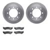 6202-99447 Brake Rotors w/Heavy-Duty Brake Pads Kit, 1999-2007 Ford/Lincoln/Mercury/Mazda, Position: Rear - image 1