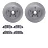 6202-99453 Brake Rotors w/Heavy-Duty Brake Pads Kit, 2000-2004 Ford/Lincoln/Mercury/Mazda, Position: Front - image 1