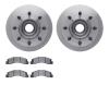 6202-99567 Brake Rotors w/Heavy-Duty Brake Pads Kit, 2003-2004 Ford/Lincoln/Mercury/Mazda, Position: Front - image 1