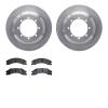 6202-99639 Brake Rotors w/Heavy-Duty Brake Pads Kit, Fits Select Ford/Lincoln/Mercury/Mazda, Position: Rear - image 1