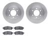6202-99648 Brake Rotors w/Heavy-Duty Brake Pads Kit, 2009-2009 Ford/Lincoln/Mercury/Mazda, Position: Front - image 1