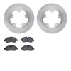 6202-99690 Brake Rotors w/Heavy-Duty Brake Pads Kit, 2015-2019 Ford/Lincoln/Mercury/Mazda, Position: Rear - image 1