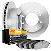 6202-99717 Brake Rotors w/Heavy-Duty Brake Pads Kit, 1989-1990 Ford/Lincoln/Mercury/Mazda, Position: Front - image 1