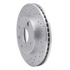 621-01010L Drilled Brake Rotor [Silver], 2004-2010 Multiple Makes/Models, Position: Front Left - image 3
