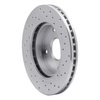 621-01010L Drilled Brake Rotor [Silver], 2004-2010 Multiple Makes/Models, Position: Front Left - image 4