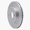 621-01010R Drilled Brake Rotor [Silver], 2004-2010 Multiple Makes/Models, Position: Front Right - image 1