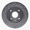 621-01010R Drilled Brake Rotor [Silver], 2004-2010 Multiple Makes/Models, Position: Front Right - image 3
