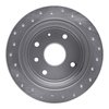 621-01011L Drilled Brake Rotor [Silver], 2004-2010 Multiple Makes/Models, Position: Rear Left - image 3
