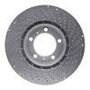 621-02036D Drilled Brake Rotor [Silver], 1999-2021 Porsche, Position: Left Front - image 2