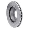 621-02036D Drilled Brake Rotor [Silver], 1999-2021 Porsche, Position: Left Front - image 4