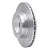621-02042D Drilled Brake Rotor [Silver], 2005-2008 Porsche, Position: Right Front - image 1