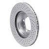 621-02042D Drilled Brake Rotor [Silver], 2005-2008 Porsche, Position: Right Front - image 3