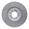 621-02092L Drilled Brake Rotor [Silver], 2008-2009 Multiple Makes/Models, Position: Front Left - image 1