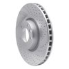 621-02092R Drilled Brake Rotor [Silver], 2008-2009 Multiple Makes/Models, Position: Front Right - image 3