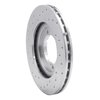 621-03007R Drilled Brake Rotor [Silver], 1992-1998 Kia/Hyundai/Genesis, Position: Front Right - image 4