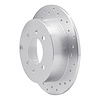 621-03011R Drilled Brake Rotor [Silver], 1999-2006 Kia/Hyundai/Genesis, Position: Rear Right - image 1