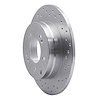 621-03021R Drilled Brake Rotor [Silver], 2005-2020 Kia/Hyundai/Genesis, Position: Rear Right - image 1