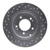 621-03021R Drilled Brake Rotor [Silver], 2005-2020 Kia/Hyundai/Genesis, Position: Rear Right - image 3