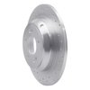 621-03039L Drilled Brake Rotor [Silver], 2009-2020 Kia/Hyundai/Genesis, Position: Rear Left - image 4