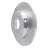 621-03039R Drilled Brake Rotor [Silver], 2009-2020 Kia/Hyundai/Genesis, Position: Rear Right - image 1
