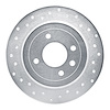 621-03041L Drilled Brake Rotor [Silver], 2012-2021 Multiple Makes/Models, Position: Rear Left - image 1