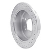 621-03044R Drilled Brake Rotor [Silver], 2001-2016 Kia/Hyundai/Genesis, Position: Rear Right - image 1