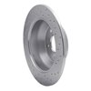 621-03050L Drilled Brake Rotor [Silver], 2010-2021 Kia/Hyundai/Genesis, Position: Rear Left - image 2