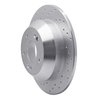 621-03050L Drilled Brake Rotor [Silver], 2010-2021 Kia/Hyundai/Genesis, Position: Rear Left - image 4