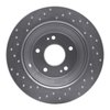 621-03050R Drilled Brake Rotor [Silver], 2010-2021 Kia/Hyundai/Genesis, Position: Rear Right - image 2