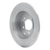 621-03052R Drilled Brake Rotor [Silver], 2016-2021 Kia/Hyundai/Genesis, Position: Rear Right - image 3