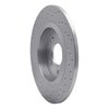 621-03060R Drilled Brake Rotor [Silver], Fits Select Kia/Hyundai/Genesis, Position: Rear Right - image 2