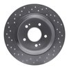 621-03060R Drilled Brake Rotor [Silver], Fits Select Kia/Hyundai/Genesis, Position: Rear Right - image 4