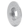 621-07005L Drilled Brake Rotor [Silver], 2013-2019 Mopar, Position: Rear Left - image 3