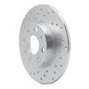 621-07005L Drilled Brake Rotor [Silver], 2013-2019 Mopar, Position: Rear Left - image 4
