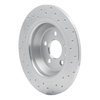 621-11022L Drilled Brake Rotor [Silver], 2009-2015 Multiple Makes/Models, Position: Rear Left - image 4