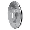 621-11025L Drilled Brake Rotor [Silver], 2015-2019 Multiple Makes/Models, Position: Front Left - image 1
