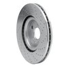 621-11025L Drilled Brake Rotor [Silver], 2015-2019 Multiple Makes/Models, Position: Front Left - image 3
