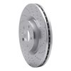 621-11025R Drilled Brake Rotor [Silver], 2015-2019 Multiple Makes/Models, Position: Front Right - image 3