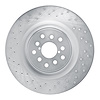 621-13041 Drilled Brake Rotor [Silver], 2018-2021 Subaru, Position: Front - image 1