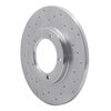 621-19002L Drilled Brake Rotor [Silver], 1990-1992 Daihatsu, Position: Front Left - image 3