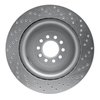 621-20014L Drilled Brake Rotor [Silver], 2003-2005 Jaguar, Position: Front Left - image 3