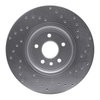 621-20031L Drilled Brake Rotor [Silver], 2017-2020 Jaguar, Position: Front Left - image 3