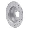 621-21029R Drilled Brake Rotor [Silver], 2015-2020 Kia/Hyundai/Genesis, Position: Rear Right - image 4