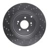 621-21039R Drilled Brake Rotor [Silver], Fits Select Kia/Hyundai/Genesis, Position: Rear Right - image 4