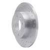 621-23004R Drilled Brake Rotor [Silver], 1981-1983 Renault, Position: Front Right - image 4