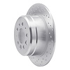 621-27001L Drilled Brake Rotor [Silver], 1967-1974 Volvo, Position: Rear Left - image 1