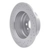 621-27001R Drilled Brake Rotor [Silver], 1967-1974 Volvo, Position: Rear Right - image 2