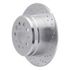 621-27001R Drilled Brake Rotor [Silver], 1967-1974 Volvo, Position: Rear Right - image 3